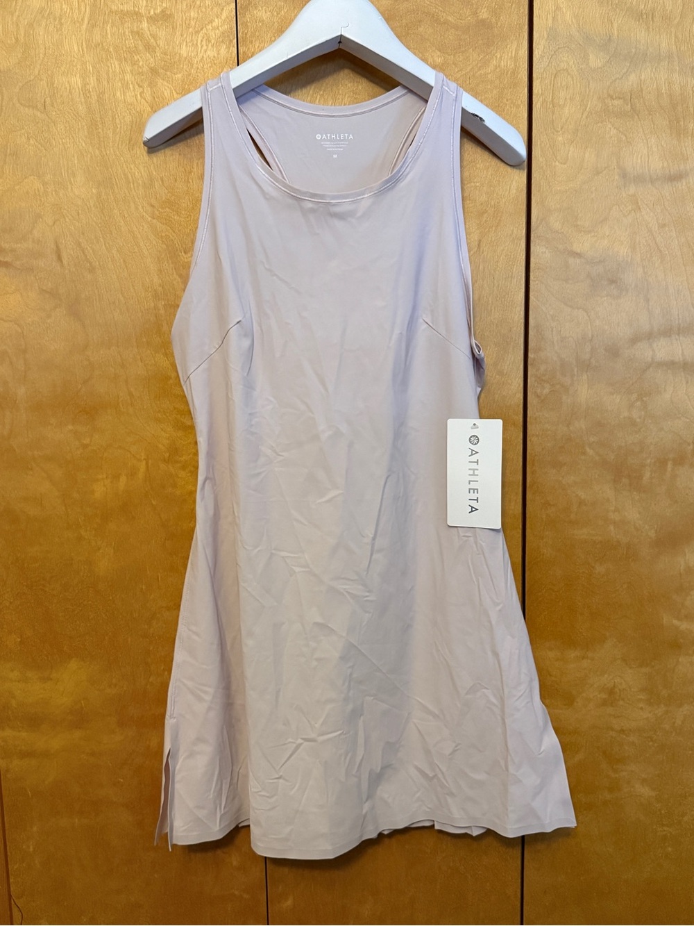NWT - ATHLETA Athletic Tennis Dress light purple Women Size Medium - Picture 2 of 11